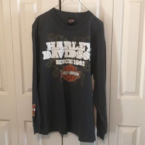 Harley Davidson men's Large long sleeve tee